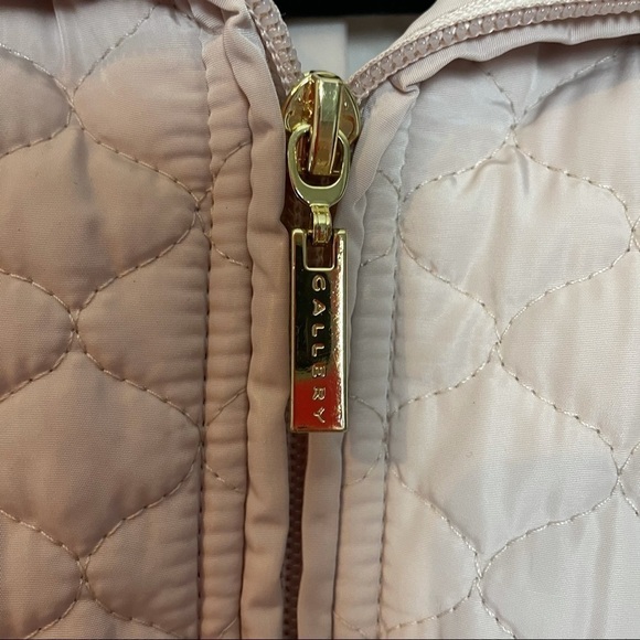 Gallery lighter Weight Beige Quilted Jacket Sz. S - Picture 8 of 16